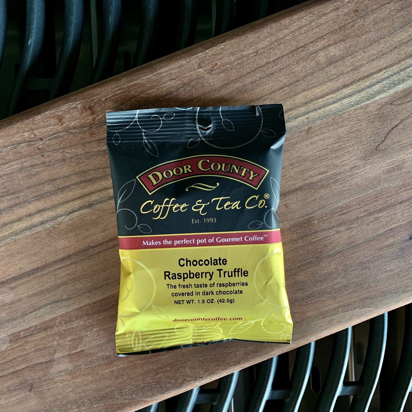 Door County Coffee Grounds - Chocolate Raspberry Truffle, 1.5 ounces image