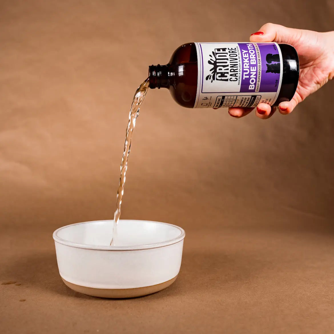 Crude Carnivore Bone Broth- Turkey