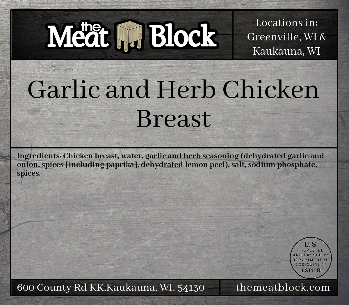 Garlic and Herb Chicken Breasts